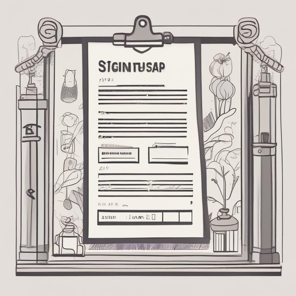 Sign up illustration